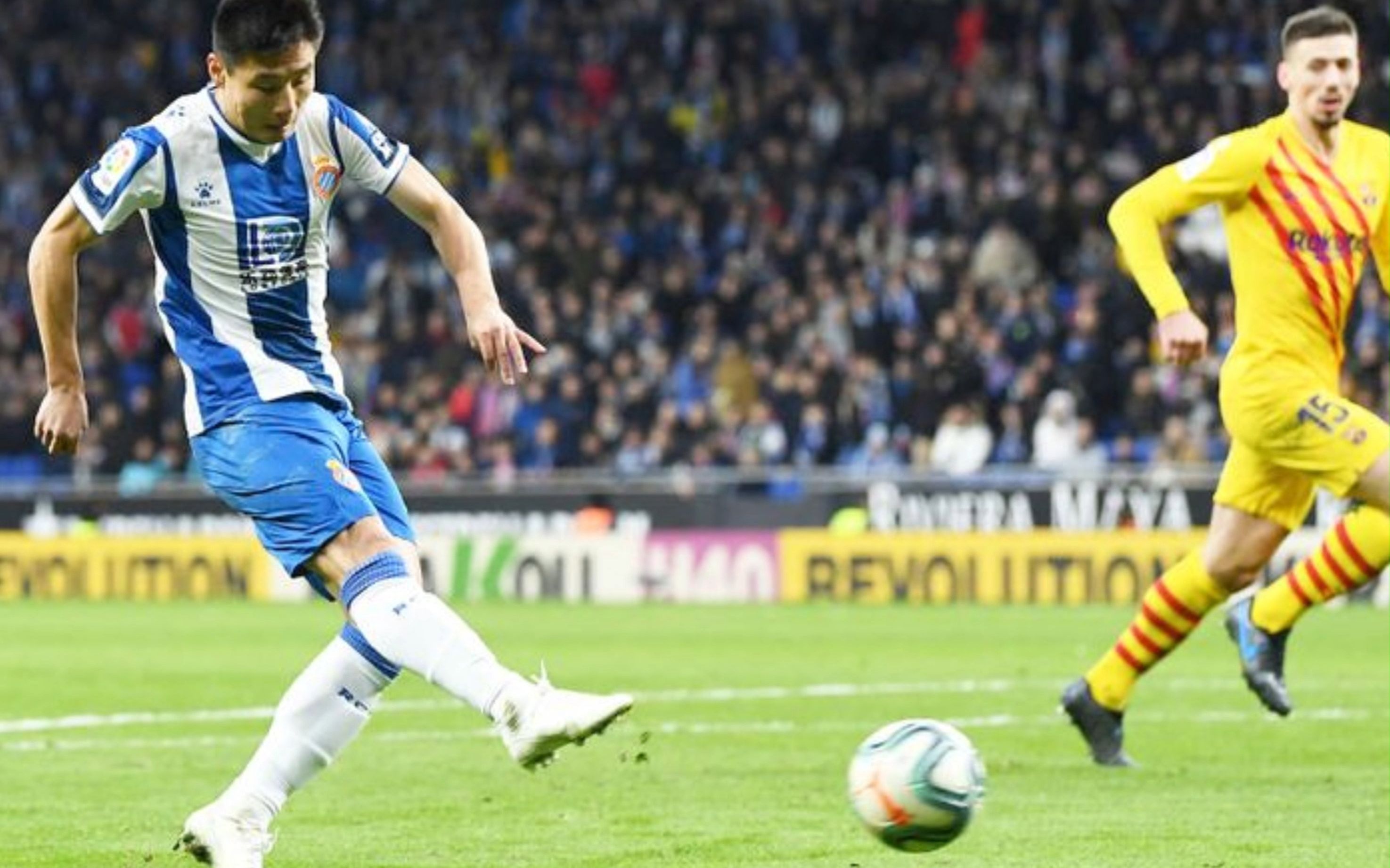 包含武磊闪耀，艾巴拉复兴，西班牙球员再创辉煌，全场震撼的词条